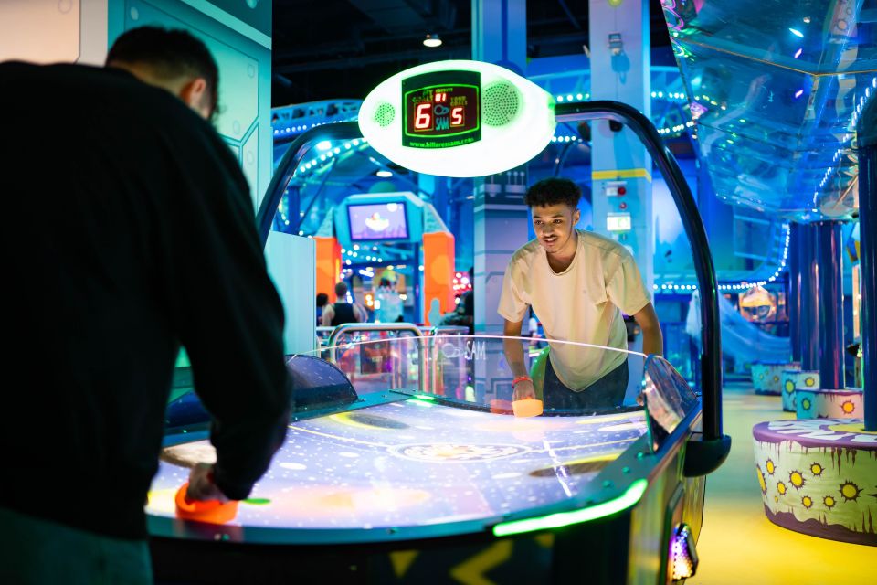 London: Babylon Park Arcade Games and Rides Ticket in Camden - Frequently Asked Questions