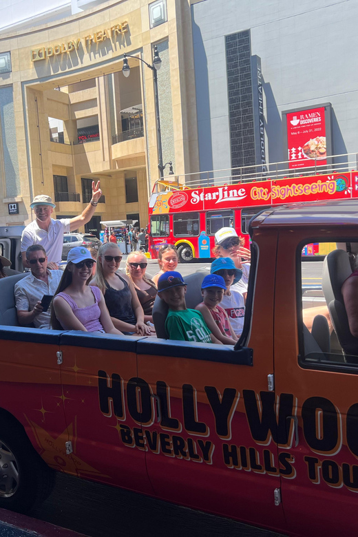 Los Angeles: Hollywood and Beverly Hills Open-Top Bus Tour - Meeting Point and Important Information