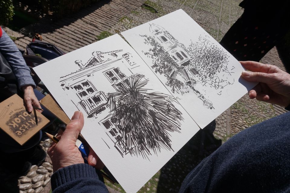 Malaga: Drawing & Painting Lesson Outdoors - Booking Information