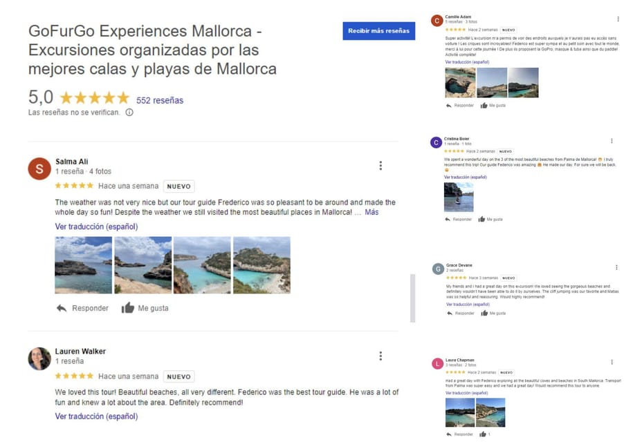 Mallorca Tour: Es Trenc, Cala Pi & Los Deltas - Cala Pi