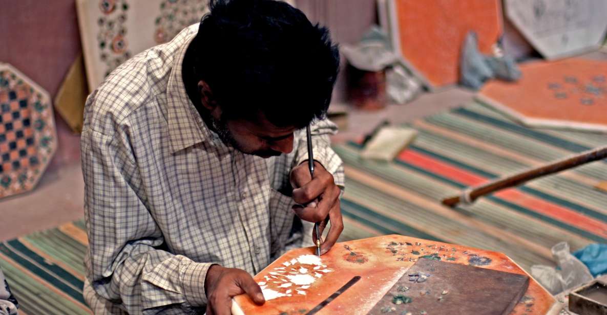 Marble Inlay Workshop Tour In Agra - Artisan Interaction