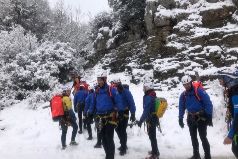 Megalo Papingo: Canyoning With Rappel Section B - Inclusions