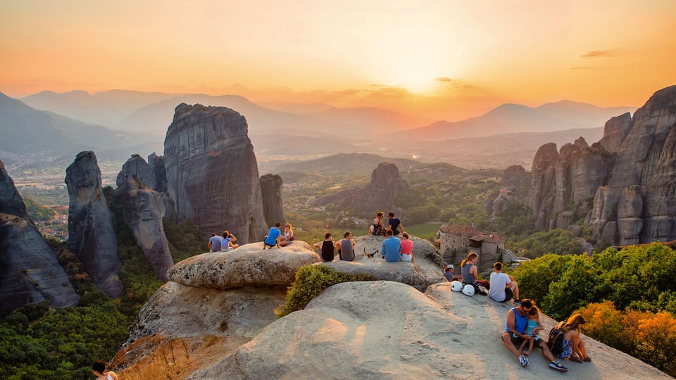 Meteora: Sunset Tour With Monastery & Hermit Cave - Hermit Caves Exploration