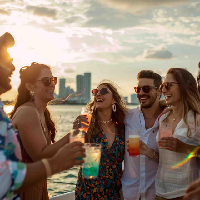 Miami: Scenic Cruise With Bar on Board - Accessibility and Guided Tour