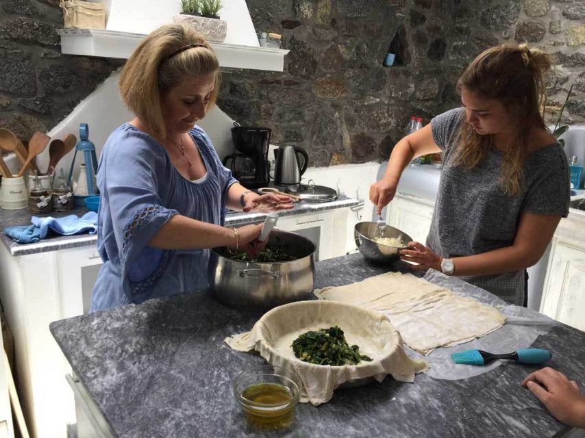 Mykonos: Cooking Class With Food and Wine - Pickup Logistics and Information