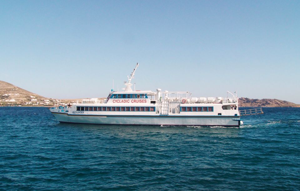 Naxos: Santorini Day Trip by Boat With Guided Tour - Onboard Amenities and Inclusions