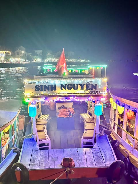 Night Cruise With Releasing Lanterns,Moonlight Bridge/Hoi an - Scenic Views and Attractions