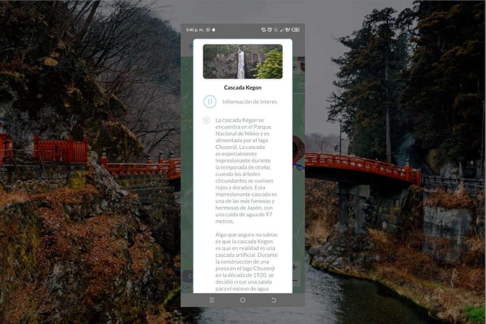 Nikko Self-Guided Tour App With Multi-Language Audioguide - Key Points of Interest