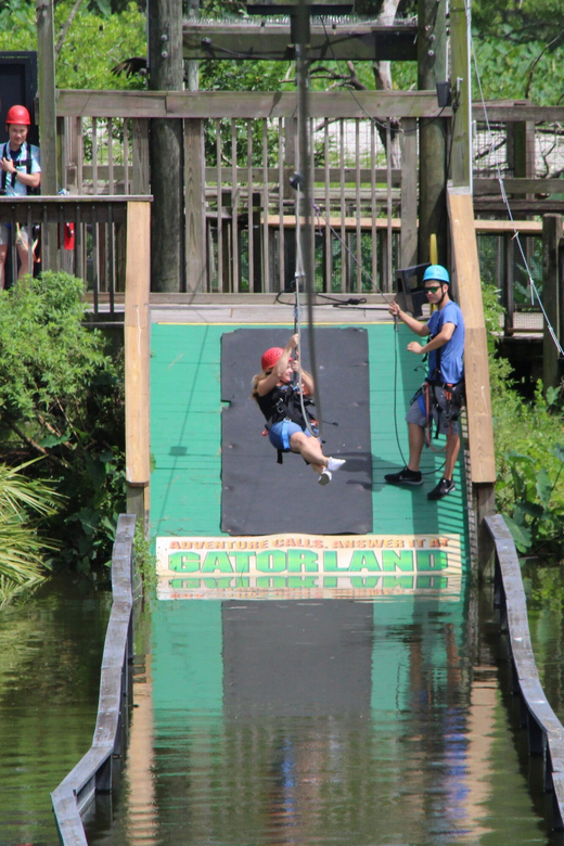 Orlando: Gatorland Zipline Adventure W/ Full-Day Park Access - Included Activities