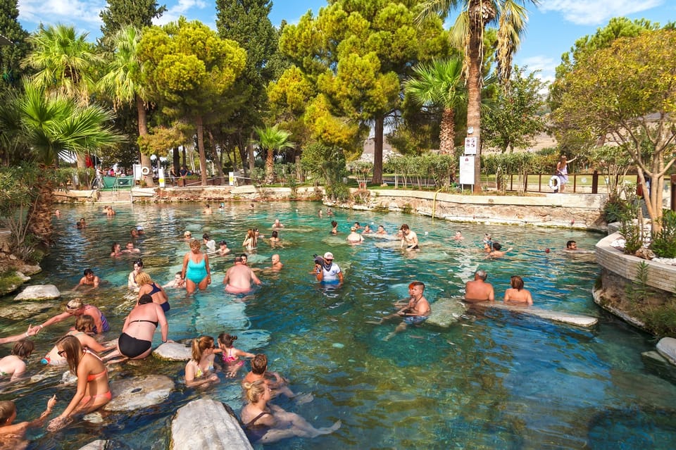 Pamukkale and Hierapolis: 1-Day Tour From Fethiye - Cleopatras Pool Experience