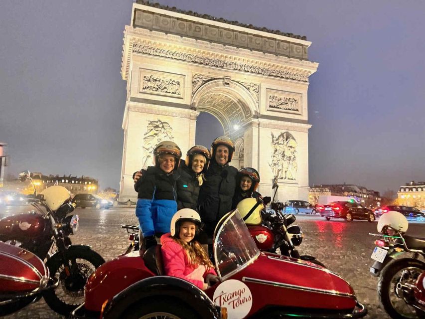 Paris by Night Sidecar Tour - Included Amenities and Safety Gear