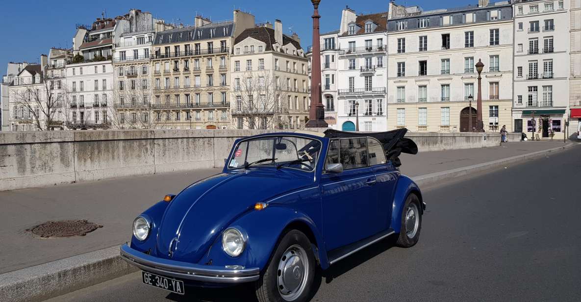 Paris: Private Guided City Tour by Classic Convertible Car - Iconic Landmarks to Explore