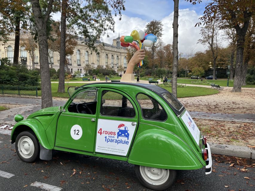 Paris: Private Sightseeing Tour in Citroën 2CV - Important Information for Travelers