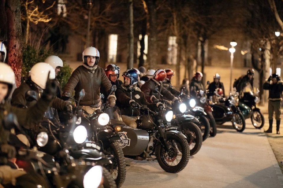 Paris: Romantic Sidecar Tour by Night With Champagne - Safety Measures and Gear