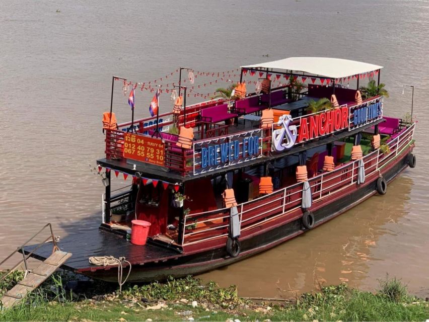 Phnom Penh Mekong/Tonle Sap River Sunset Wine/Fruits Cruise - Onboard Amenities