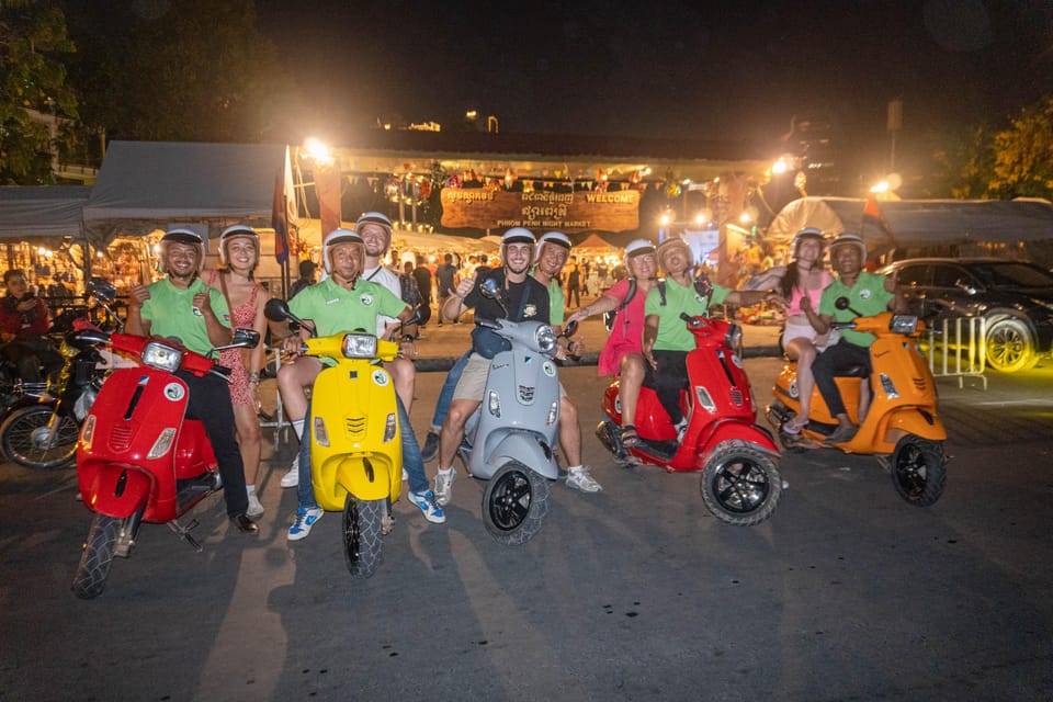 Phnom Penh Night Foodie Vespa Tour - Inclusions and Exclusions