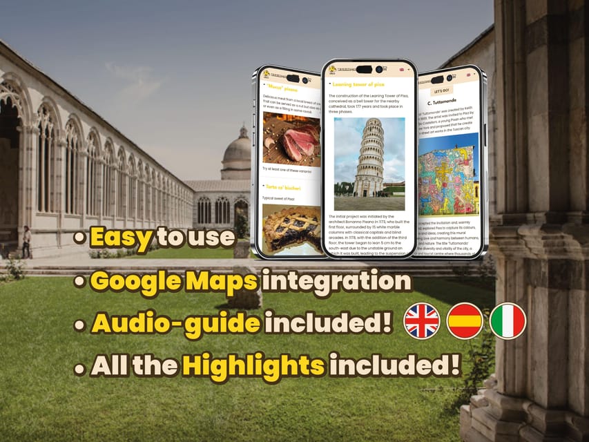 Pisa: Digital Guide Made With a Local for Your Walking Tour - Accessing the Digital Guide