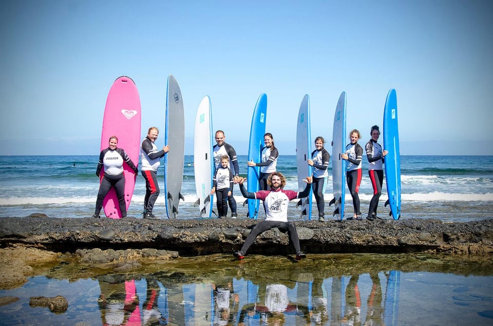 Playa De Las Américas: Group Surf Lesson - Inclusions and Requirements