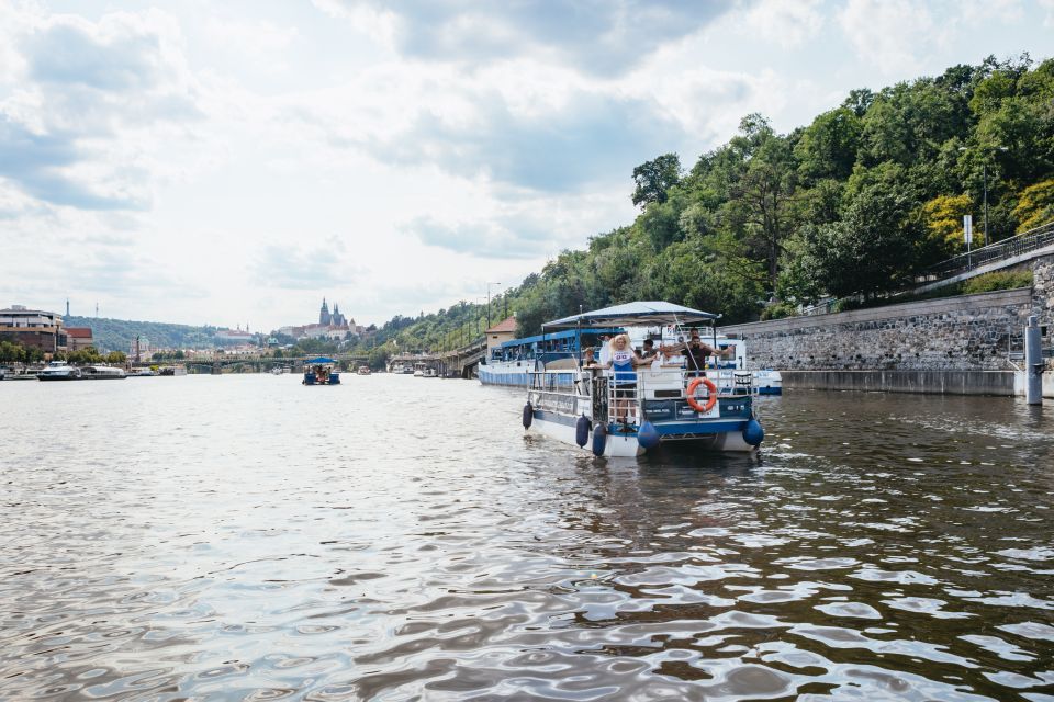 Prague: Swimming Beer Bike on A Cycle Boat - Itinerary