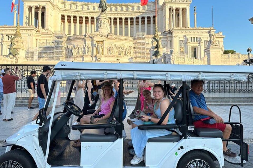 Private Golf Cart Tour: Discover Romes Best Highlights - Customer Feedback and Ratings