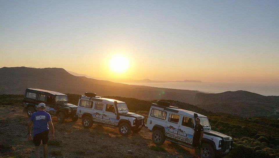 Rethymo: Landrover Safari Sunset Tour With Dinner and Drink - Included Services