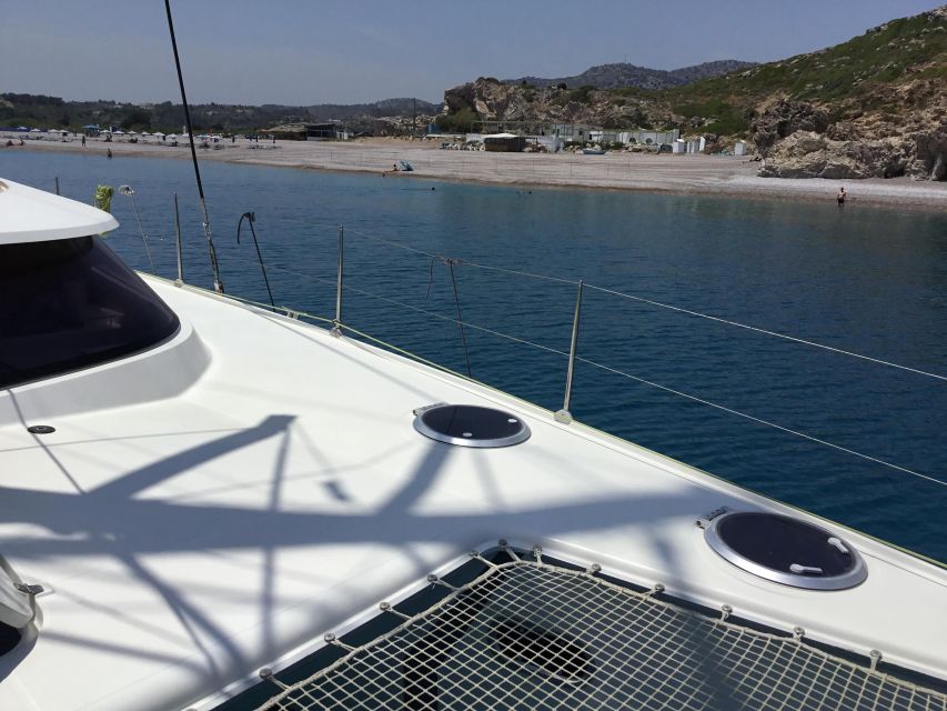 Rhodes: Sailing Catamaran Day Cruise With Food and Drinks - Experience Highlights