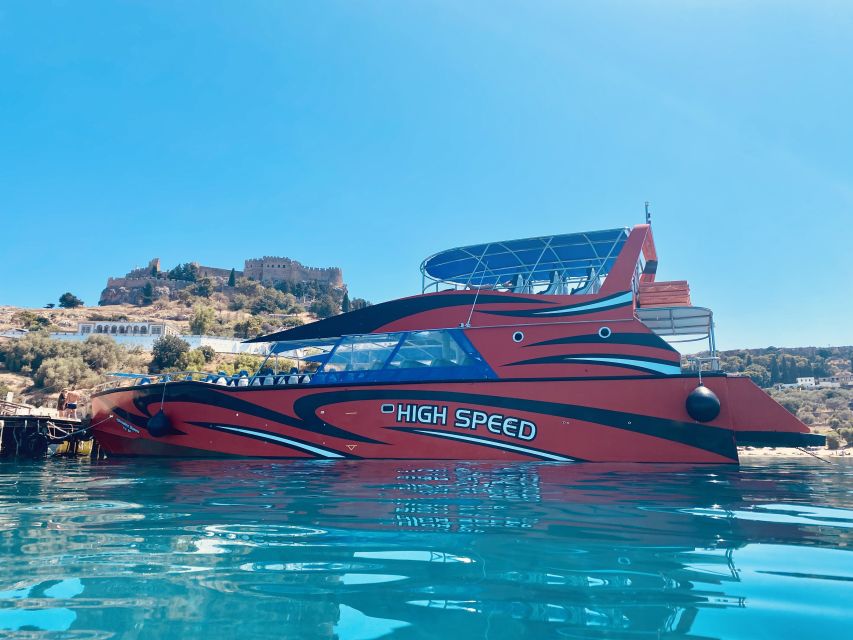 Rhodes Town: High-Speed Boat Trip to Lindos - Accessibility and Language