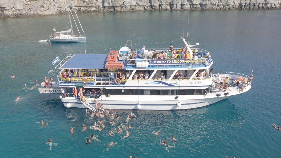 Rhodes Town: Scenic Cruise to Lindos With Swim Stops - Whats Included and Not Included