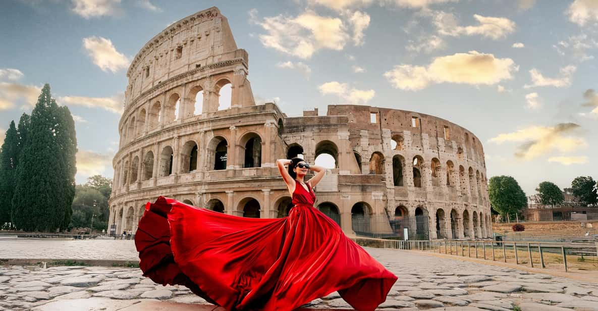 Rome: Flying Dress Photoshoot - Dress Selection Process