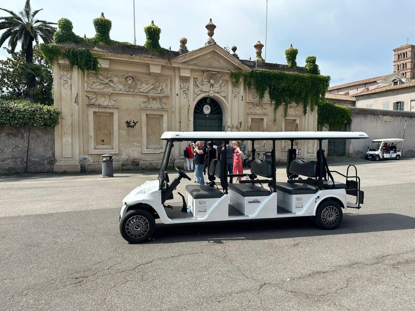 Rome: Private Guided Golf Cart Tour - Booking Details