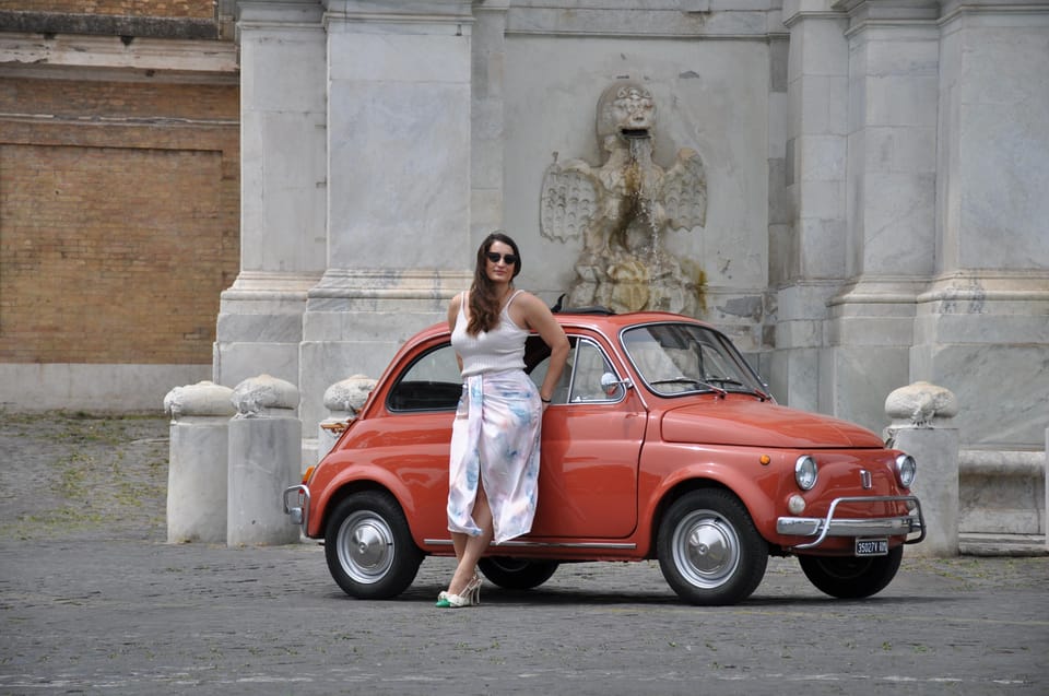 Rome Private Tour and Photo in a Vintage Fiat 500 - Additional Inclusions