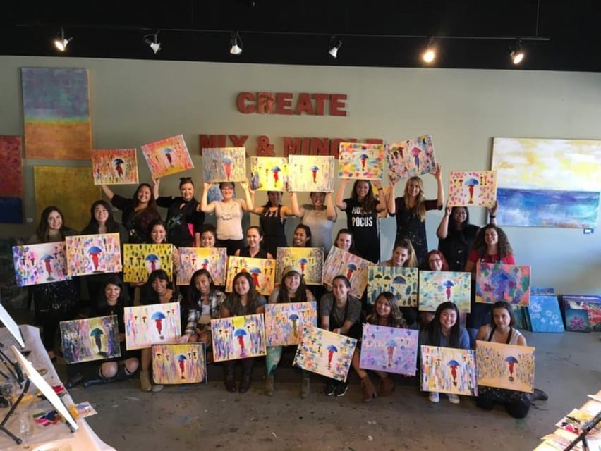 San Mateo: Paint & Sip Experience for Large Groups - Included Materials and Instruction