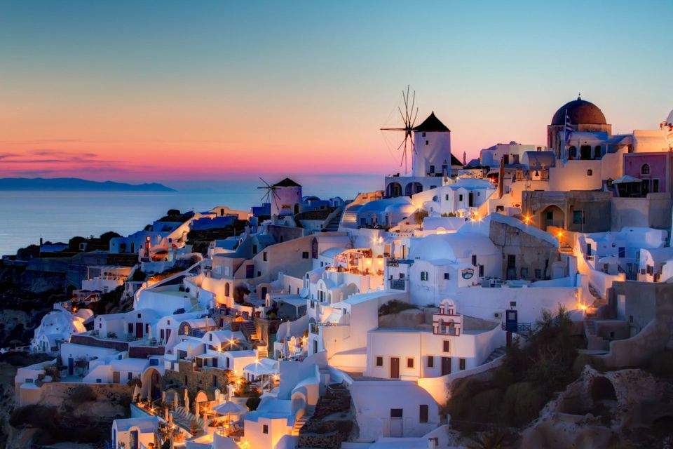 Santorini: Catamaran Cruise, Winery, & Oia Sunset Combo Tour - Evening Sunset in Oia