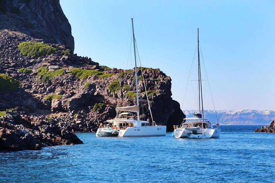 Santorini: Private Caldera Cruise With Lunch & Snorkeling - Amenities and Equipment