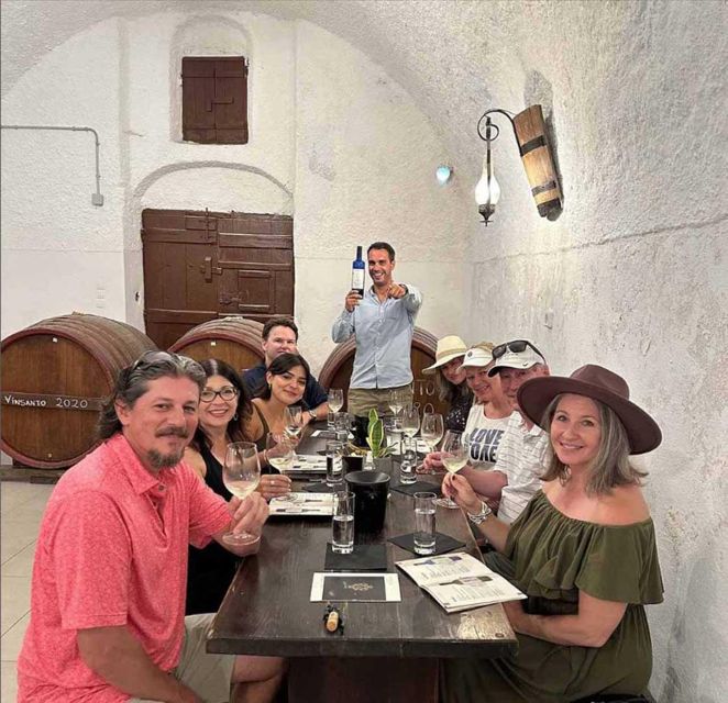 Santorini: Wine Adventure in 3 Wineries and 12 Wine Tastings - Itinerary Highlights