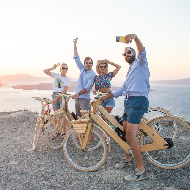 Santorinis Private Wooden E-Bike Tour With Lunch or Dinner - Included Features