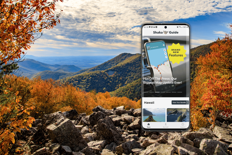 Shenandoah National Park Audio Guide App - Highlights and Activities