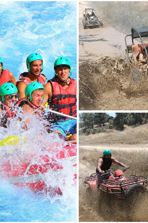 Side&Alanya:Rafting Quad/Buggy Zipline &Jeep Tour With Lunch - Included Features