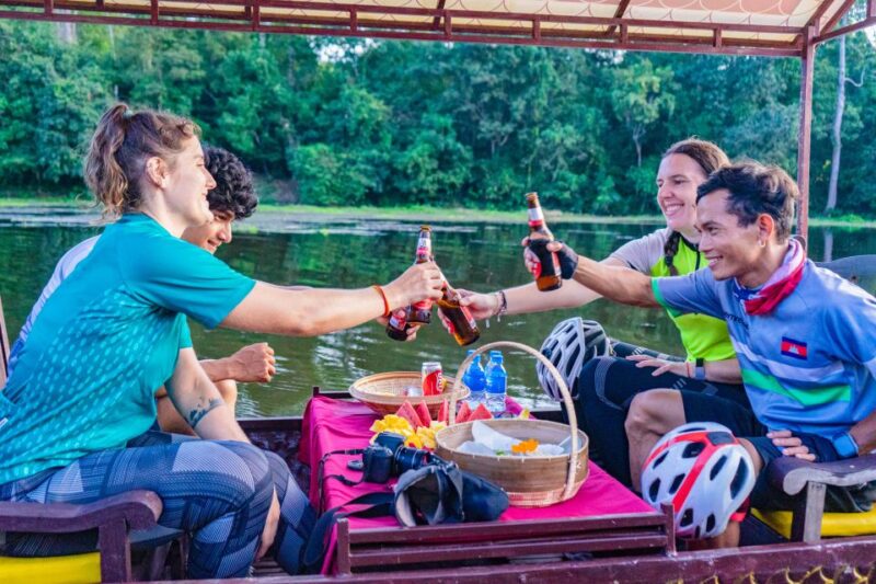 Siem Reap: Angkor Sunset Bike & Boat Tour W/ Drinks & Snacks - Inclusions and Exclusions