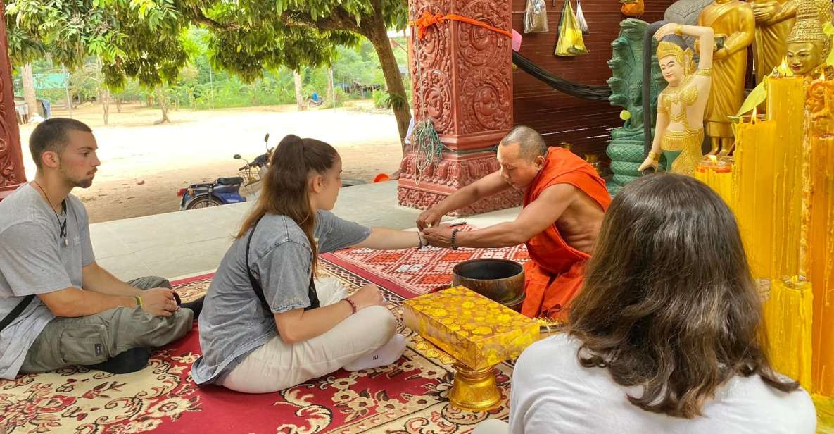 Siem Reap: Buddhist Monastery With Monks Water Blessing - What to Expect