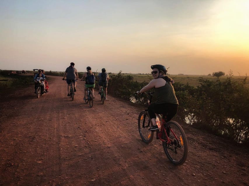 Siem Reap Half Day By Bicycle Sunset On The Bank Of Lake - Sunset Viewing and Bird Watching