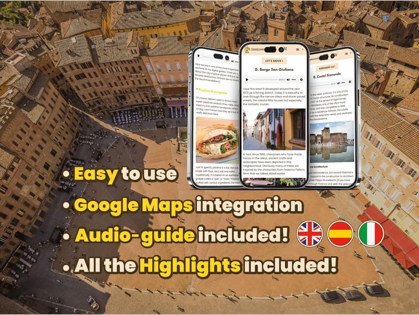 Siena: Digital Guide Made With a Local for Your Tour - User Instructions