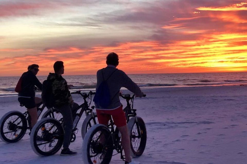 Siesta Key: Electric Bike Sunset Tour - Tour Itinerary