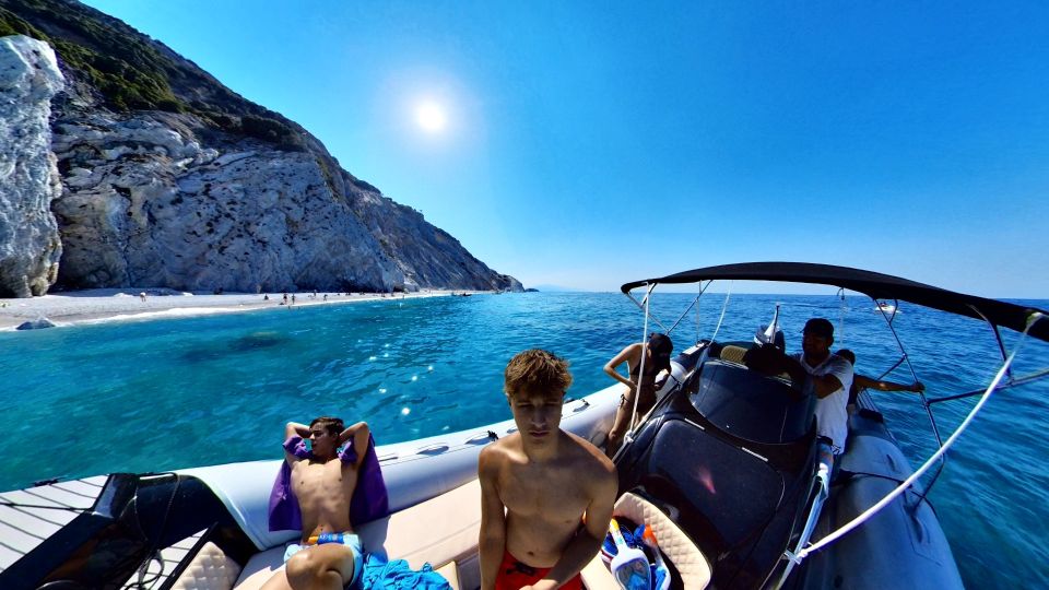 Skiathos: Private Lalaria Beach and Caves Speedboat Tour - Inclusions