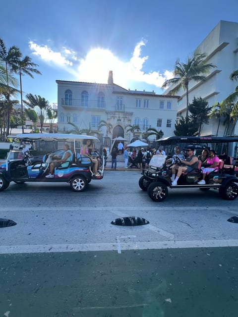 South Beach Golf Cart Tour & Millionaires Row Cruise - Pickup and Transportation