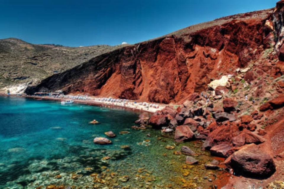 Thera: Santorini Highlights Private Guided Tour - Enjoying Santorini Beaches