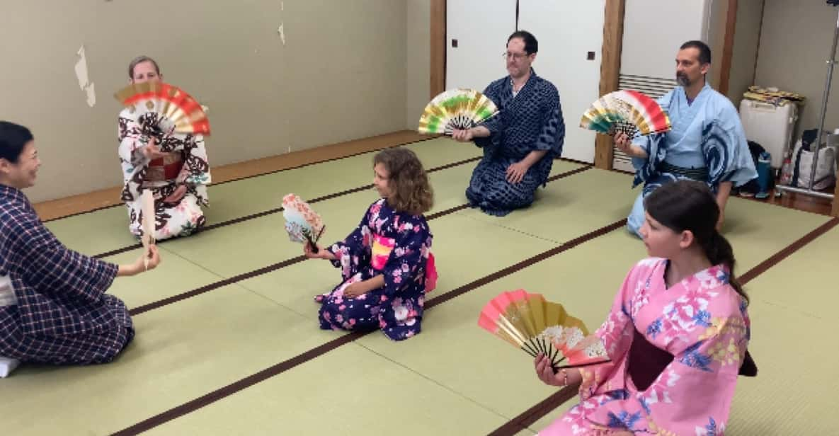 Tokyo Japan : Japanese Dance Experience With Yukata - Included Items