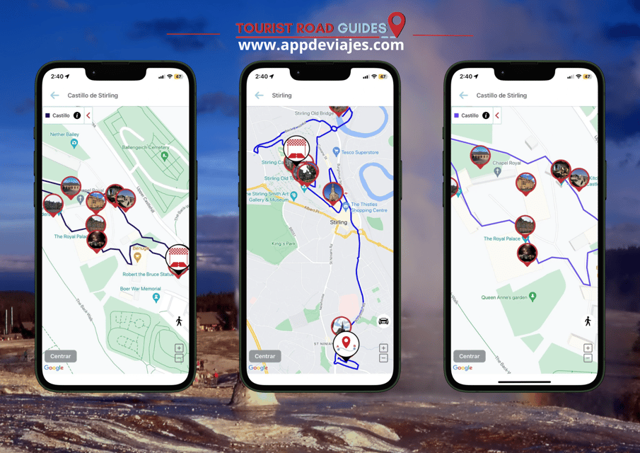 Tour Stirling - Scotland Self-Guided Tour App - Accessibility Options