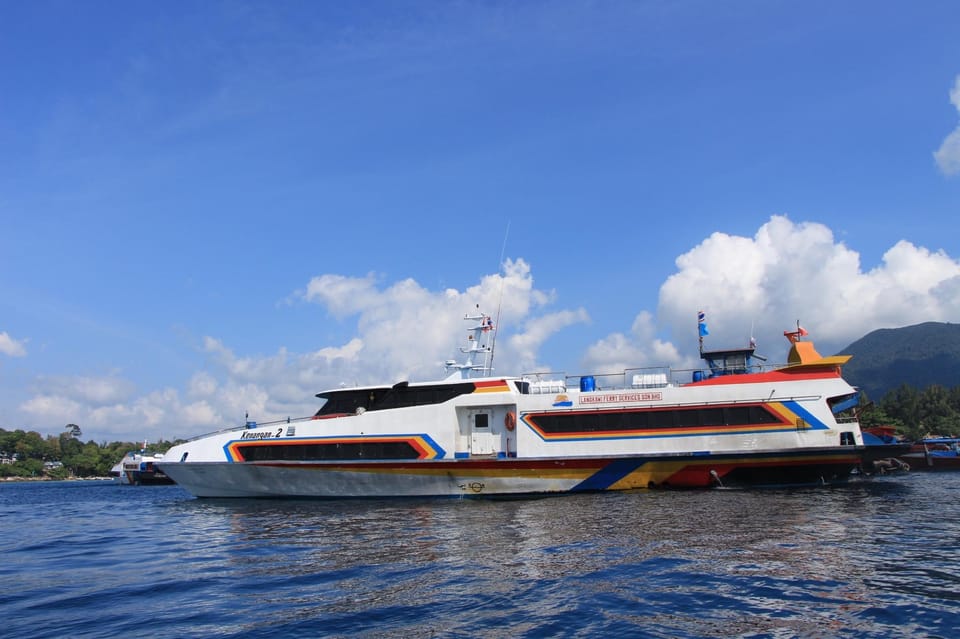 Transfer by Ferry Boat From Koh Lipe to Koh Langkawi - Ferry Ticket Inclusions