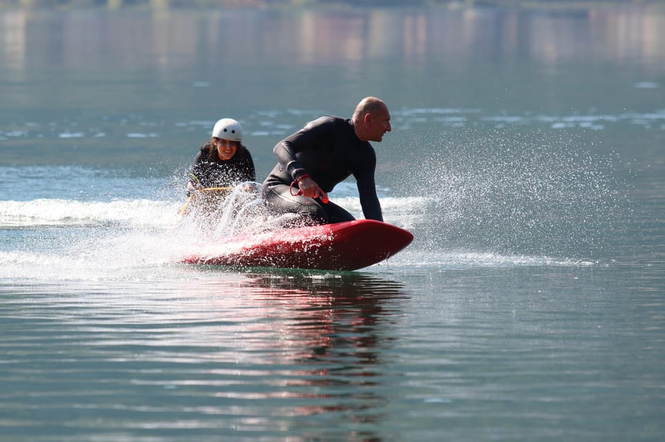 Try Efoil - E-Foil Lesson on Lake Como in Lecco (Beginner) - E-foil Equipment and Instructions